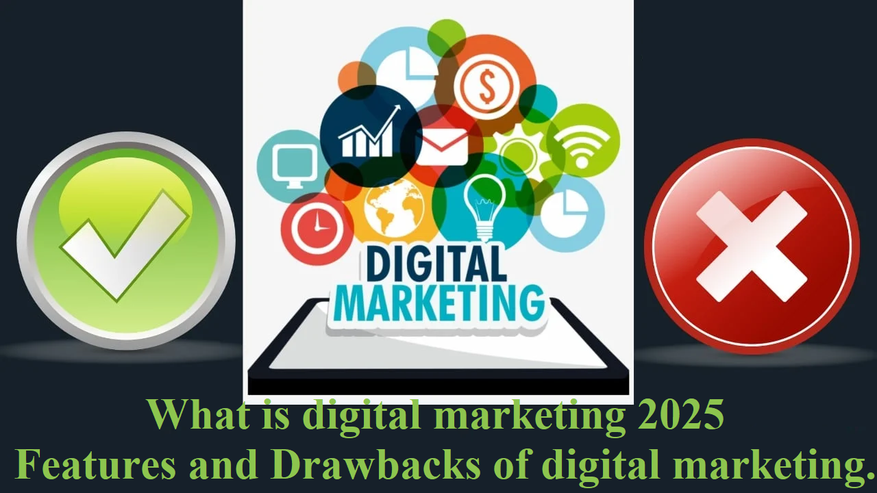 What is digital marketing 2025 Features and Drawbacks of digital marketing.