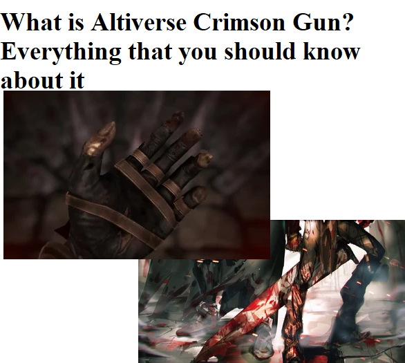 What is Altiverse Crimson Gun? Everything that you should know about it