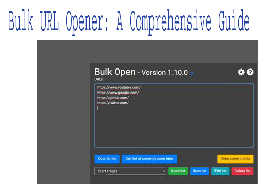 best Bulk URL Opener extension for Chrome